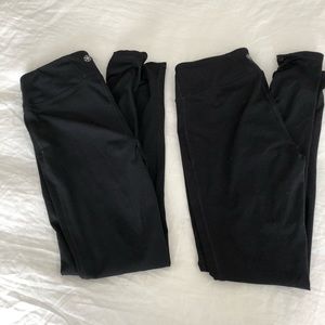 Set of 2 - Gaiam Black Leggings